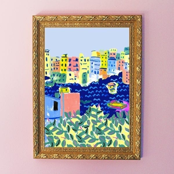 Cinque Terre Art Giclée Print