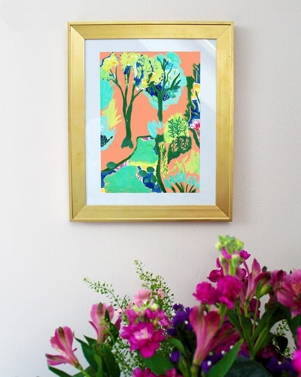 Summer Italian Villa Art Giclée Print