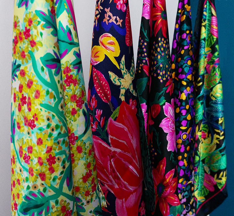 Caitlin Evans Silk Scarves Caitlin Evans Silk Scarves